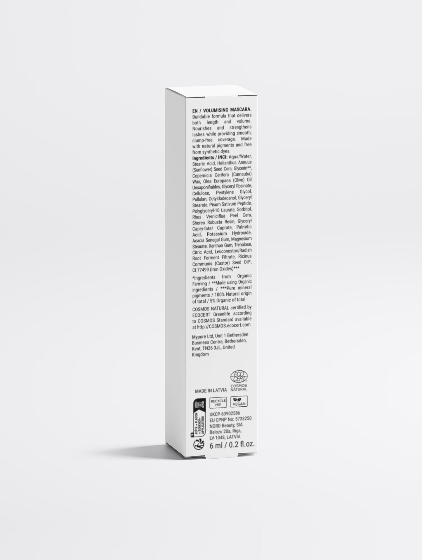 Mascara allongeant et volumisant